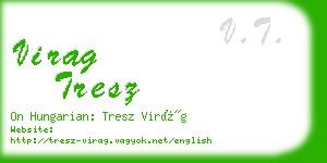 virag tresz business card